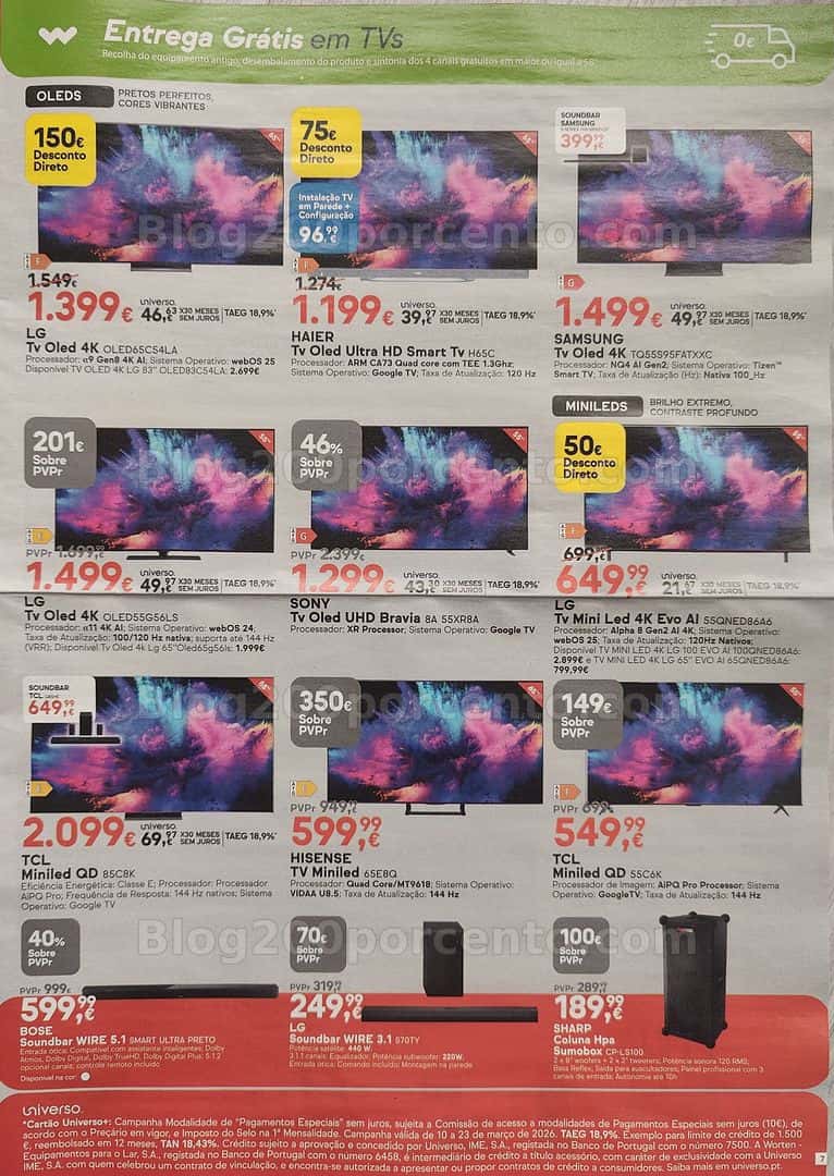 Antevisão Folheto WORTEN Promoções de 10 a 23 março